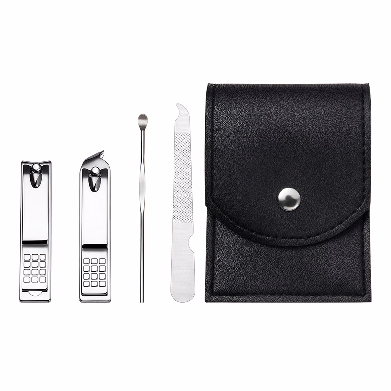 4-Piece Stainless Steel Nail Clipper Set