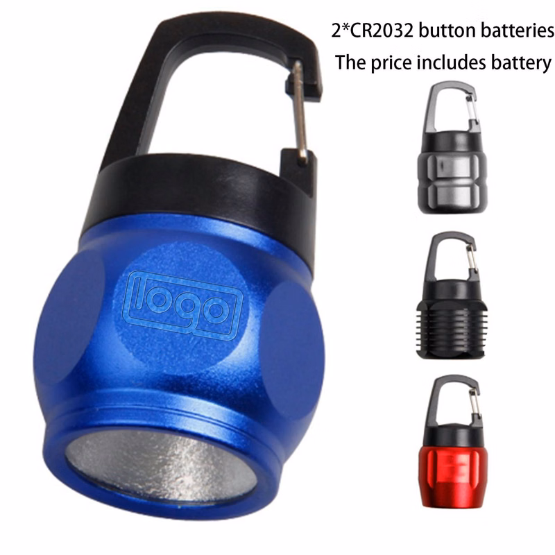 COB LED Flashlight w/ Carabiner