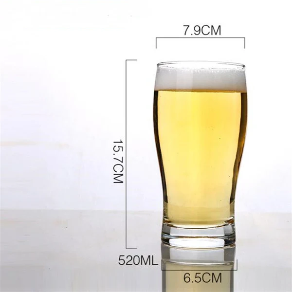Glass Beer Beverage Cups 1