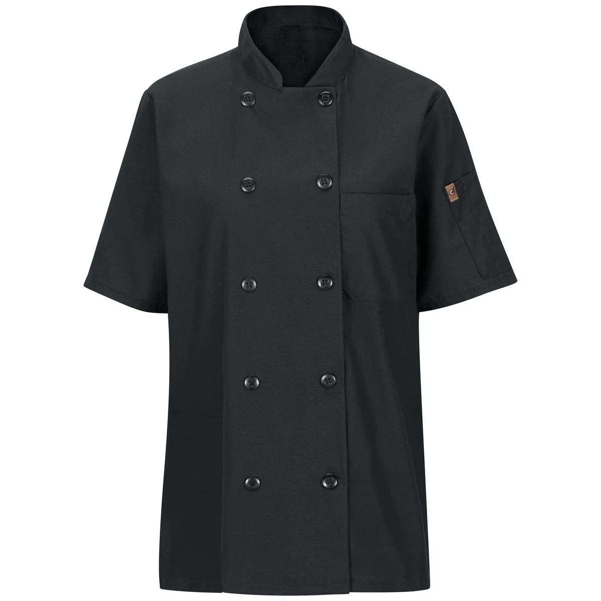 Red Kap® Women's Short Sleeve Chef Coat with OilBlok + MIMIX® 1
