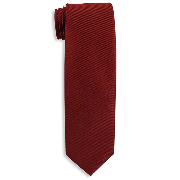 City Collection Red Narrow Tie 1