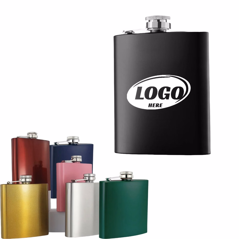 6Oz Laser Engraved Stainless Steel Hip Flask