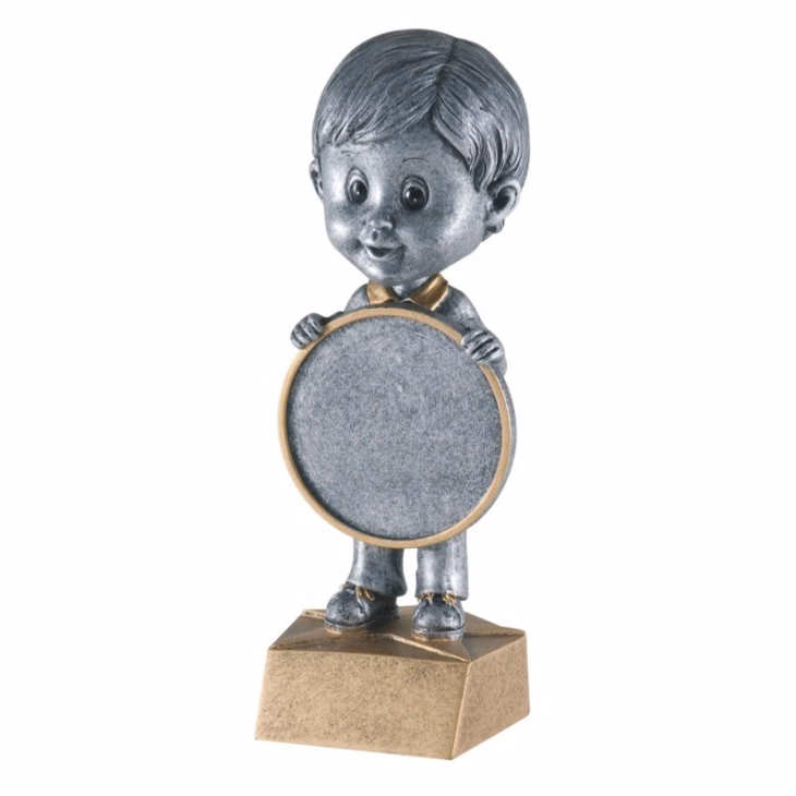 2" Insert Holder, Male Bobble Head Figure