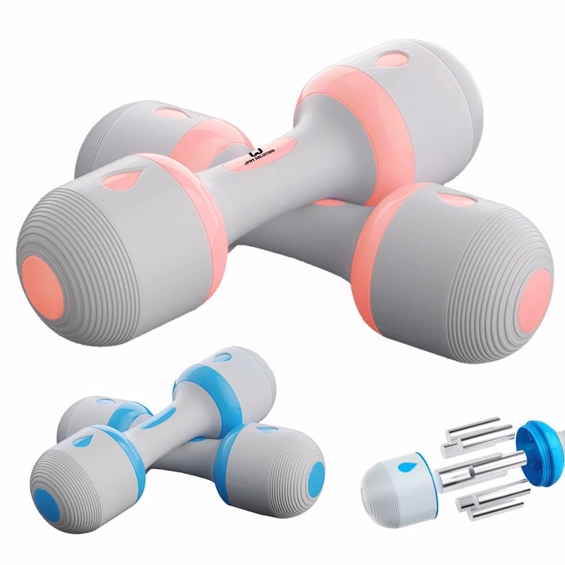 Non-Slip TPR Grip Adjustable Dumbbell