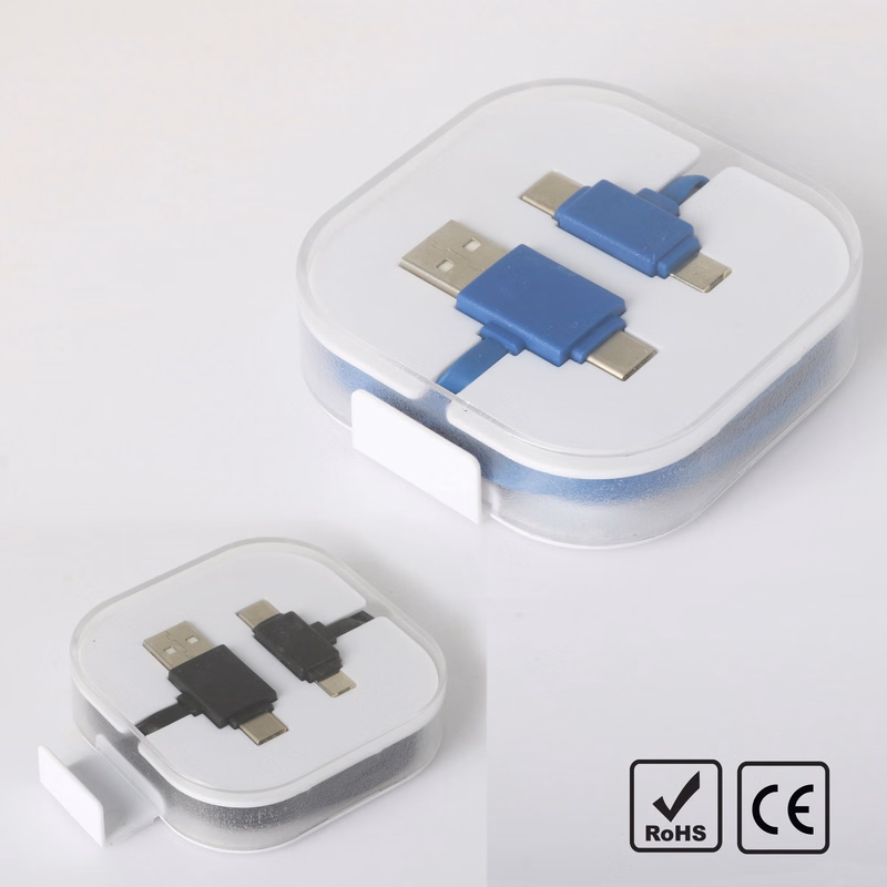 4 in 1 Micro/Type C toType C/Lightning Charging Sync Cable