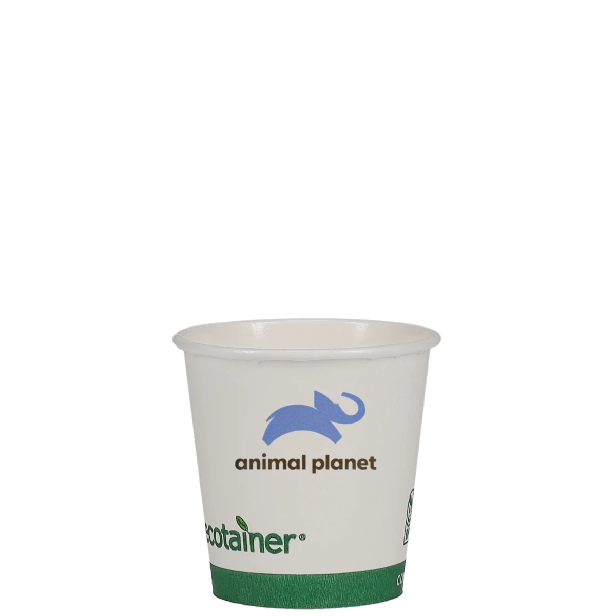 4 oz Paper Cup Eco White Tradition Print 1
