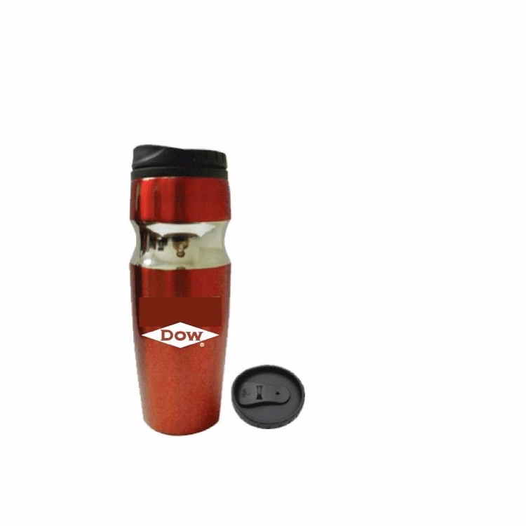 16 Oz. Stainless Mug W/ Plastic Liner and Twist on Lid (3 Days)