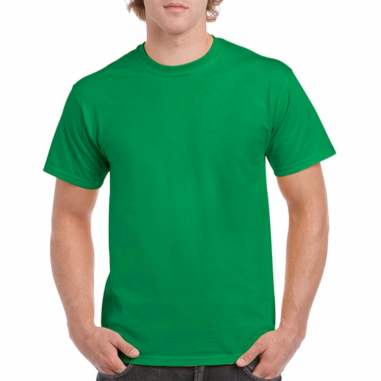 Gildan Cotton Men's T-Shirts Irish Green Medium