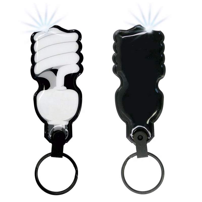 ShapeLights™ Color-A-Shape Key Ring Flashlight (Energy Saver Light Bulb)