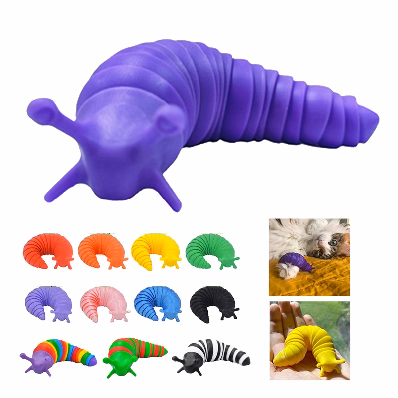 Fidget Slug Decompression Stem Toys