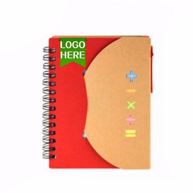 Spiral Notebook With Ballpoint Pen