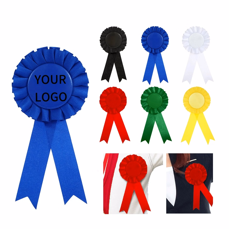 Ribbon Tinplate Badge