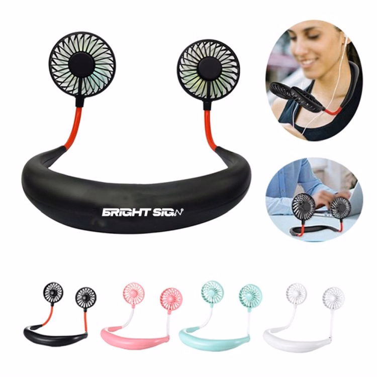 Personalized USB Rechargeable Neck Fan