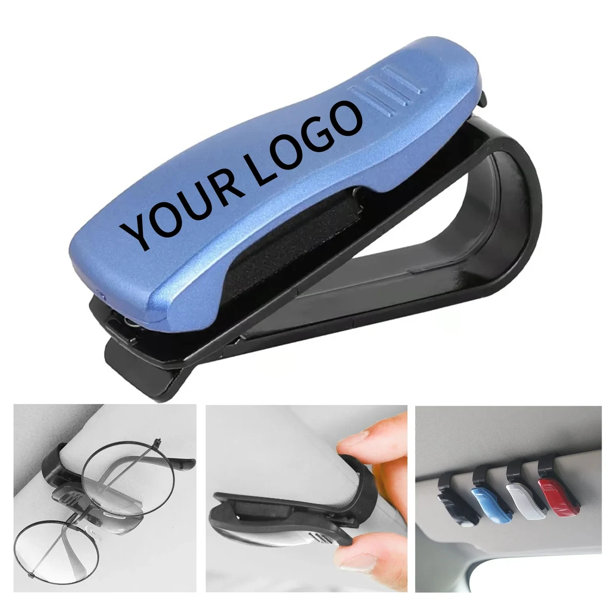 2.6 Inch Sunglasses Visor Clip Lightweight and Durable 1