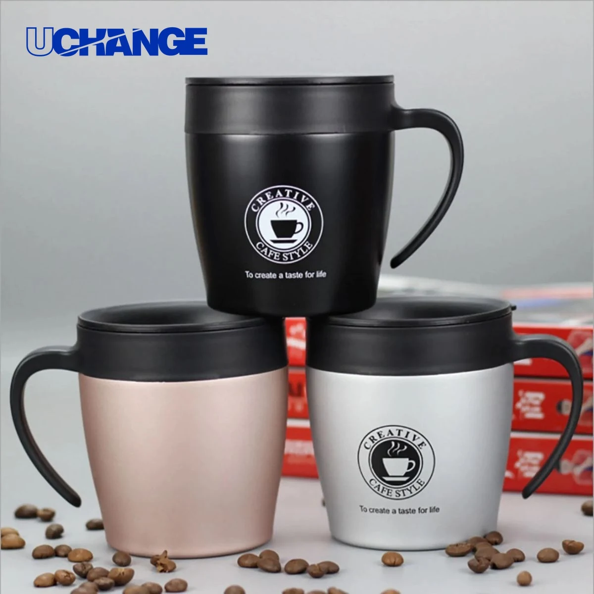 Double Wall Stainless Steel Travel Coffee Mug 1