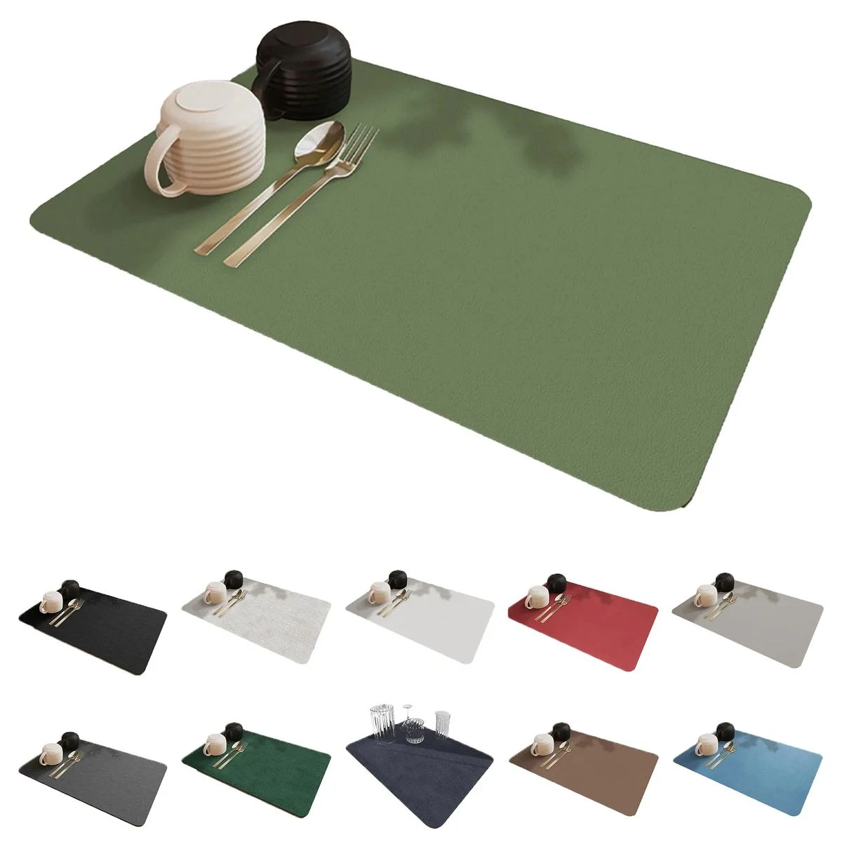 Dish Drying Mat for Kitchen Counter 1