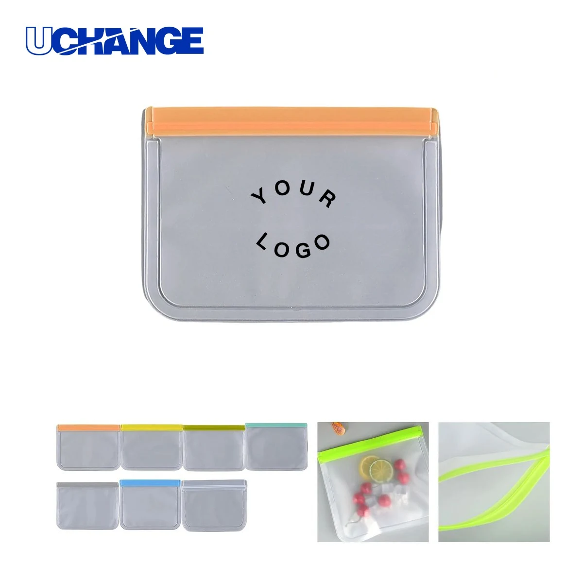 Food Storage Bag Organizer with Sealable Closure 1