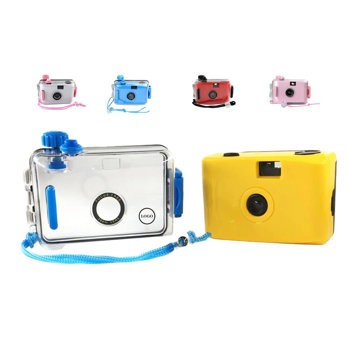 Waterproof Sport Camera With Clear Case 1