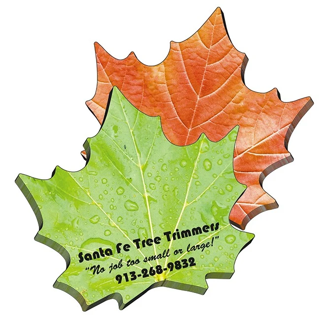 Adhesive Note Shape - Leaf (3.625x3.5) - 25 Sheets 1