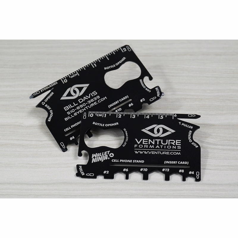 Wallet Ninja Metal Business Cards