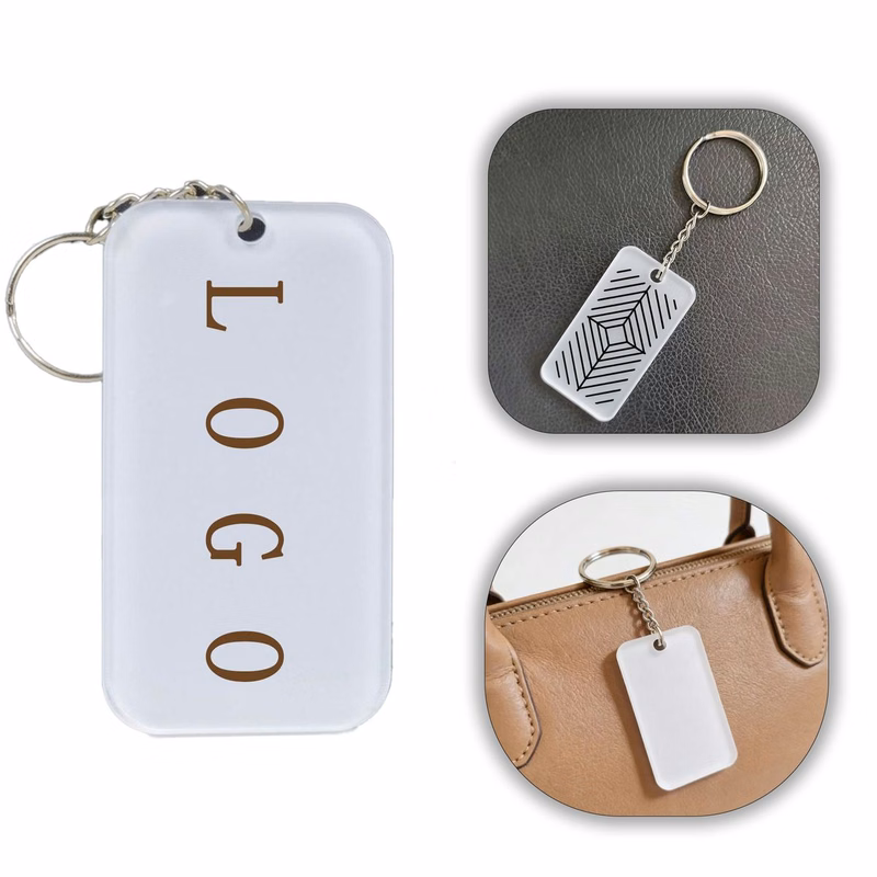 Blank Acrylic Keychain Pendant