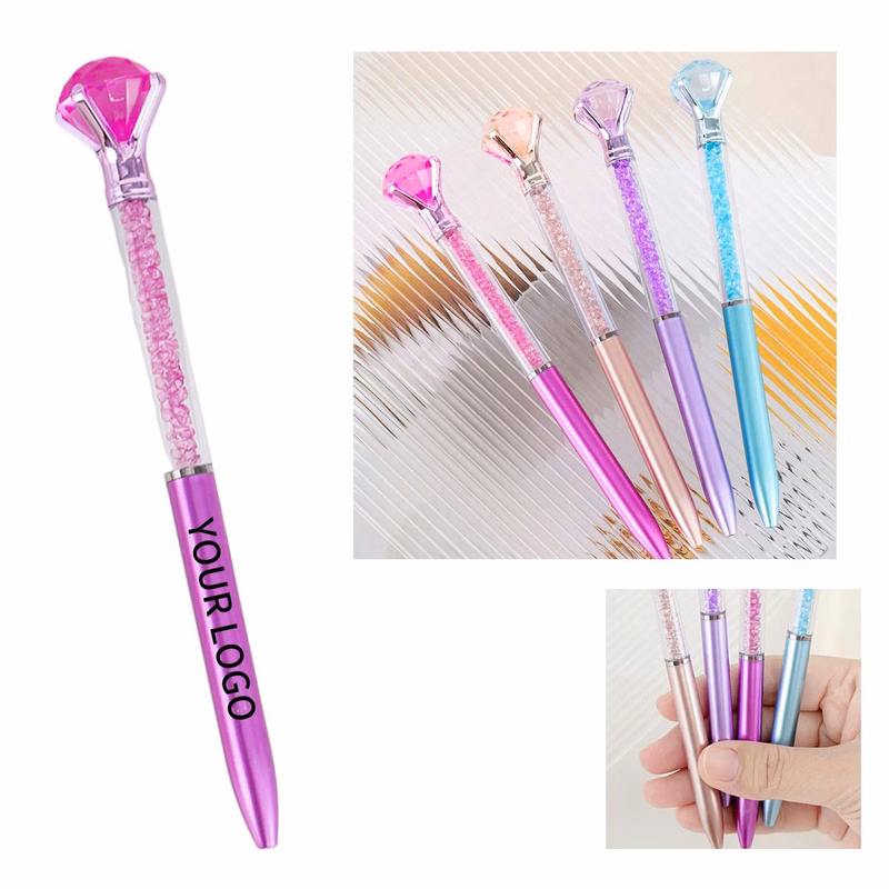Lightweight Diamond Ballpoint Pen for Office Use