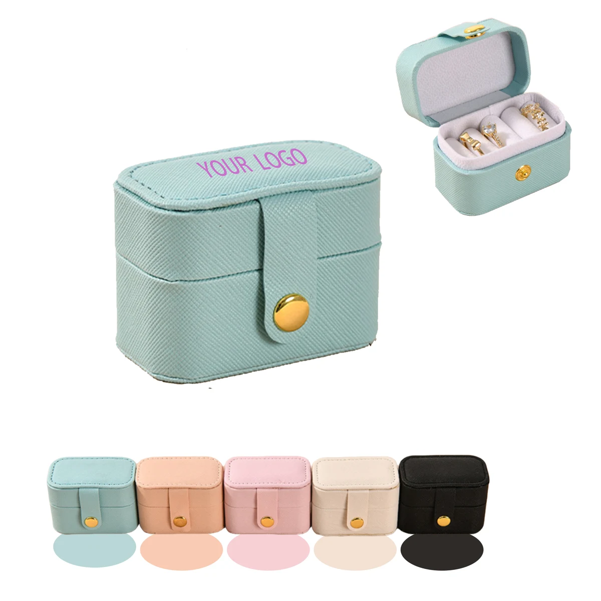 MOQ:20pcs Custom Logo Jewelry Storage Box 1