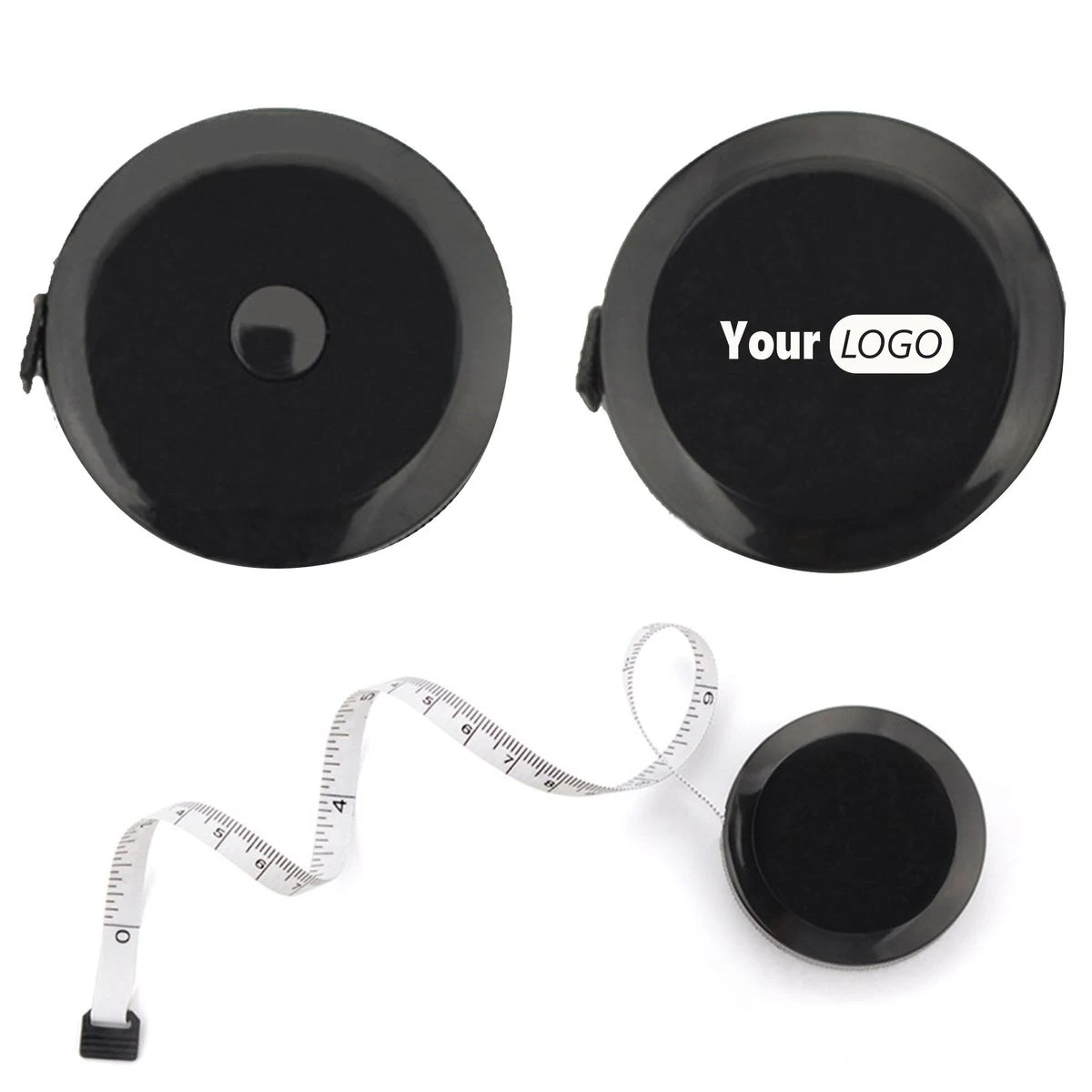 Black Environmentally Friendly Plastic Small Tape Measure 1