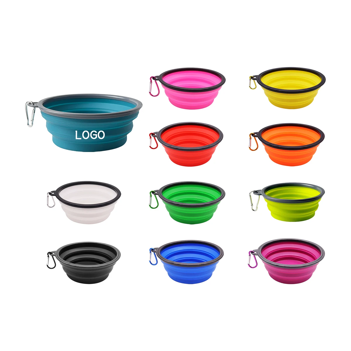 Foldable Pet Dog Feeding Bowl 1