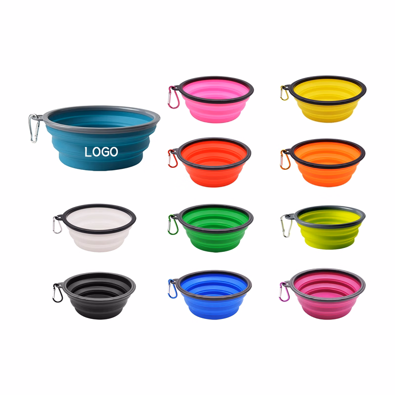 Foldable Pet Dog Feeding Bowl