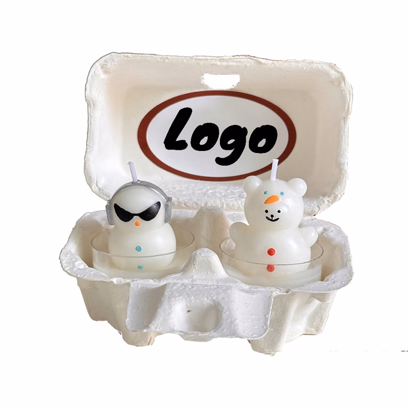 Cute Snowman Christmas Scented Candles