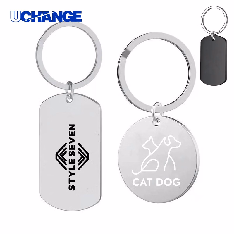Circular Logo Keychain