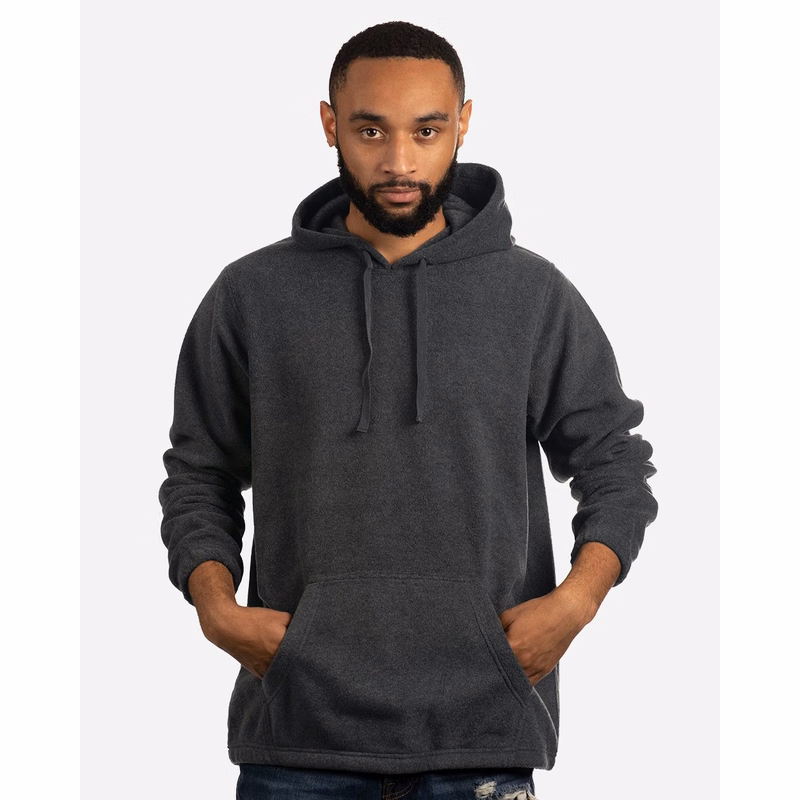 Men's Polar Fleece Hooded Pullover - 3500