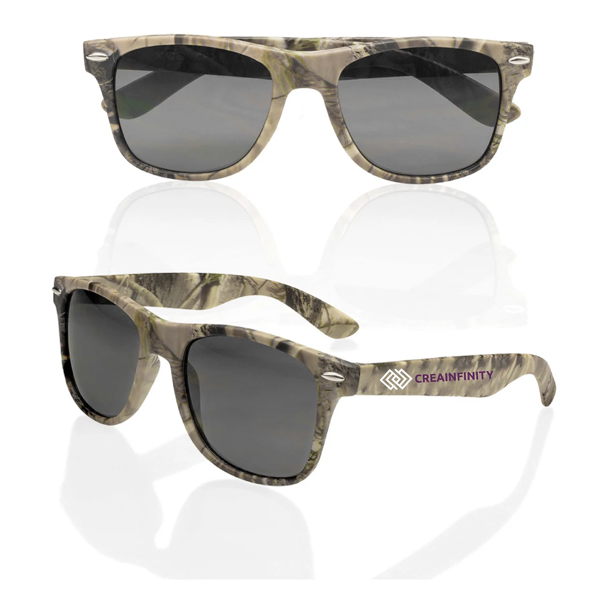 Woodland Camo Sunglasses (2 Color Imprint) 1