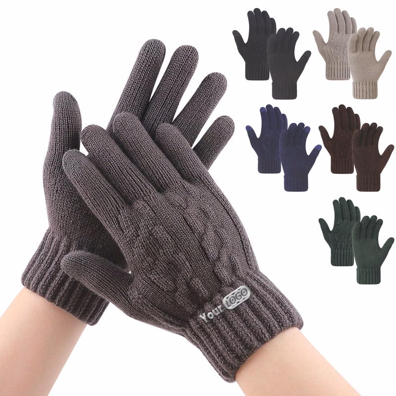 Knitted Fleece-Lined Gloves