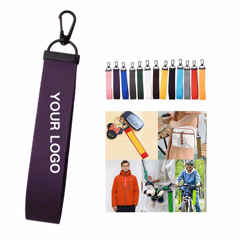 Compact Ribbon Keychain Strap for Promotion