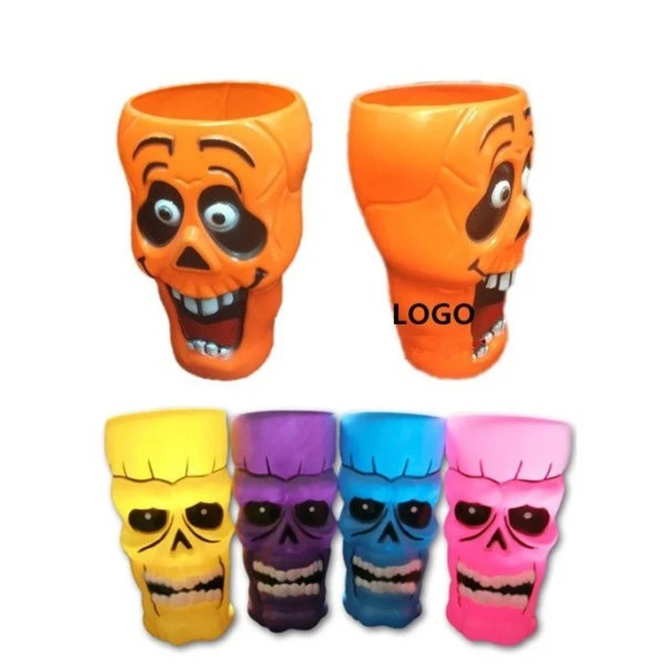 3D Halloween Plastic Party Cup - Skeleton/ Monster/ Pumpkin 1