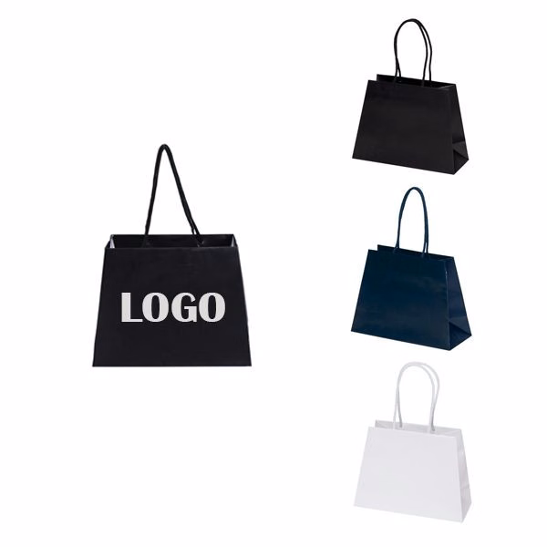 Medium Inverted Trapezoid Paper Euro Tote Bag