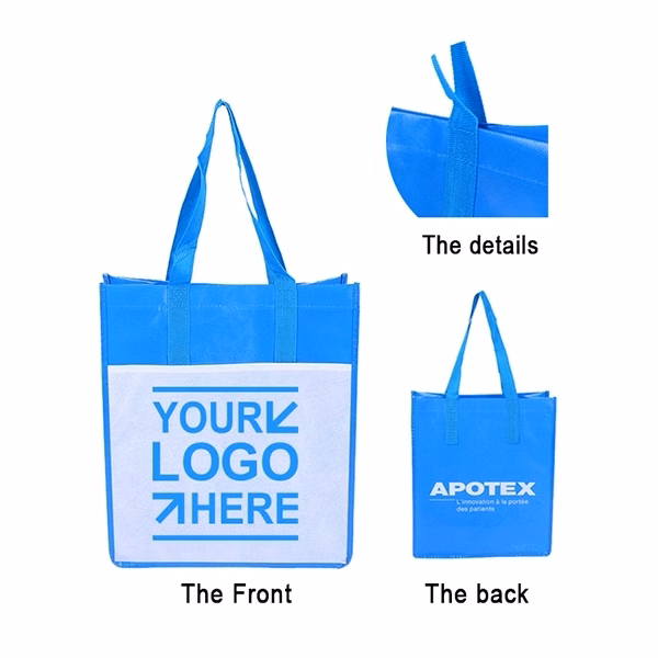 Custom Non-Woven Two-Tone tote Bags
