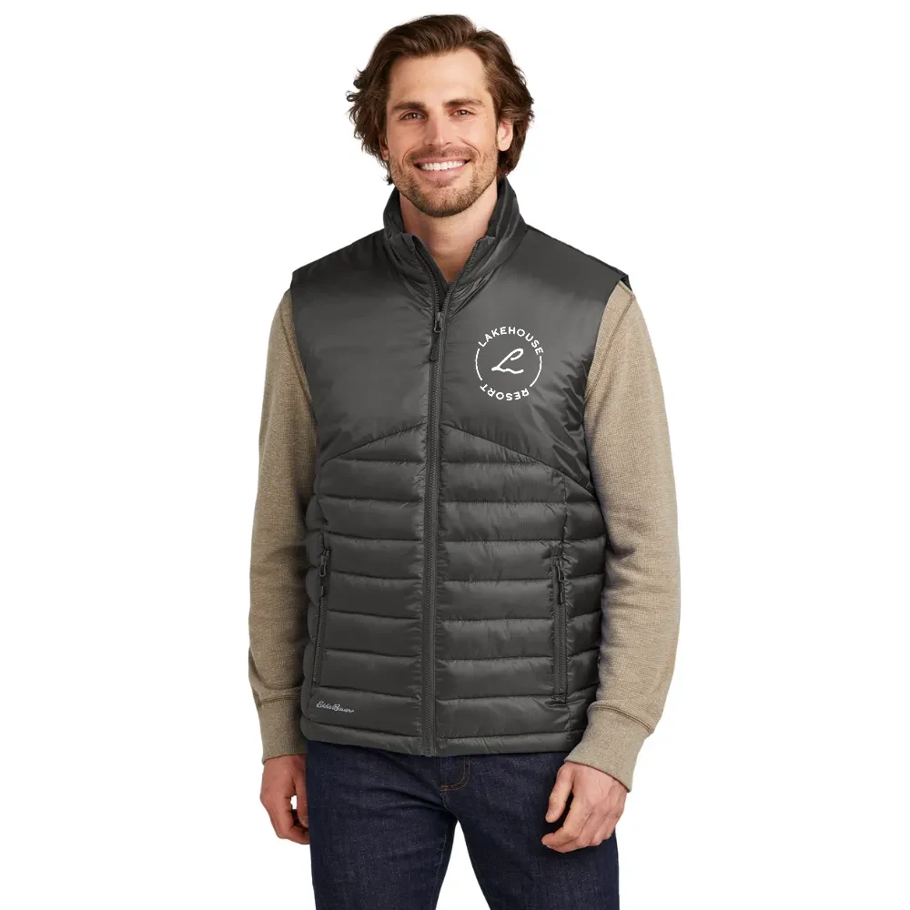 Eddie Bauer(R) Quilted Vest, custom jacket with logo imprint 1