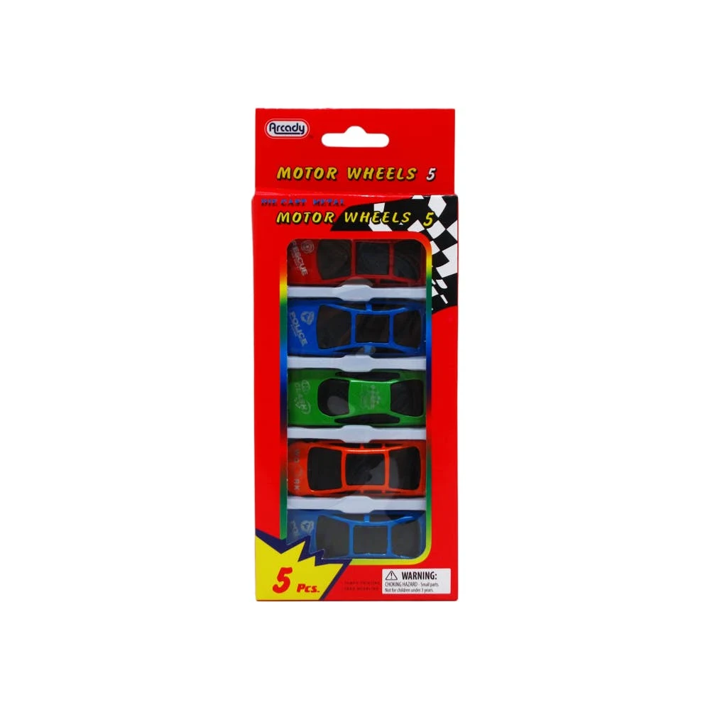 Motor Wheels Metal Cars 5-Pack 1