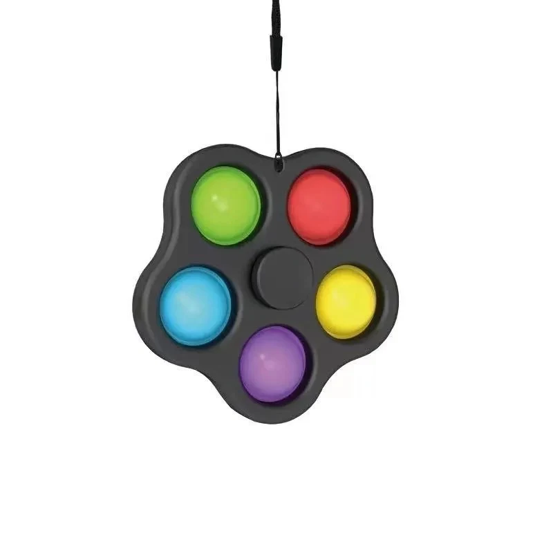 5 Fingers Push Bubble Fidget Spinner 1