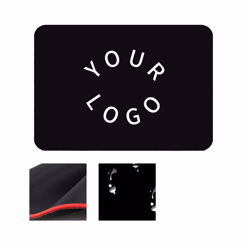 Durable Rubber Mouse Pad with Stitched Edges