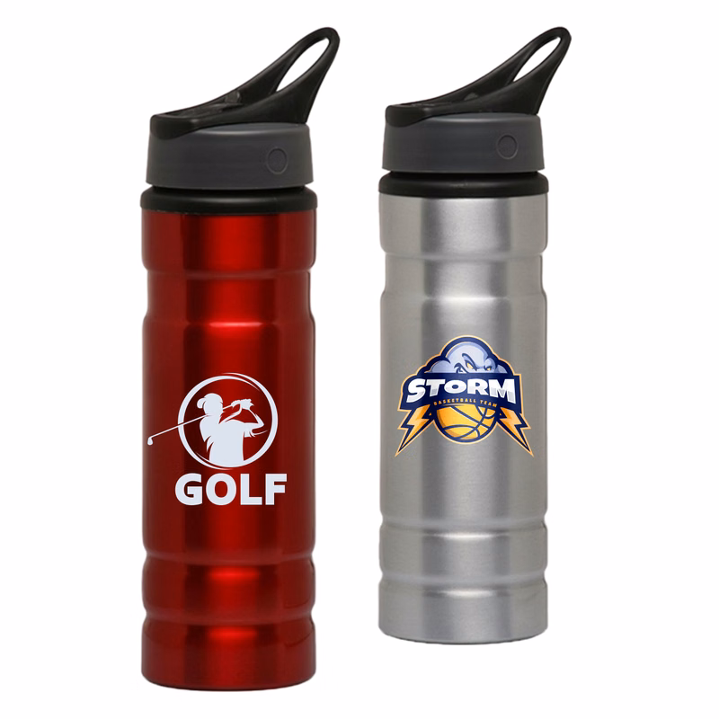 27.25 oz. Flip Top Spout Aluminum Water Bottles