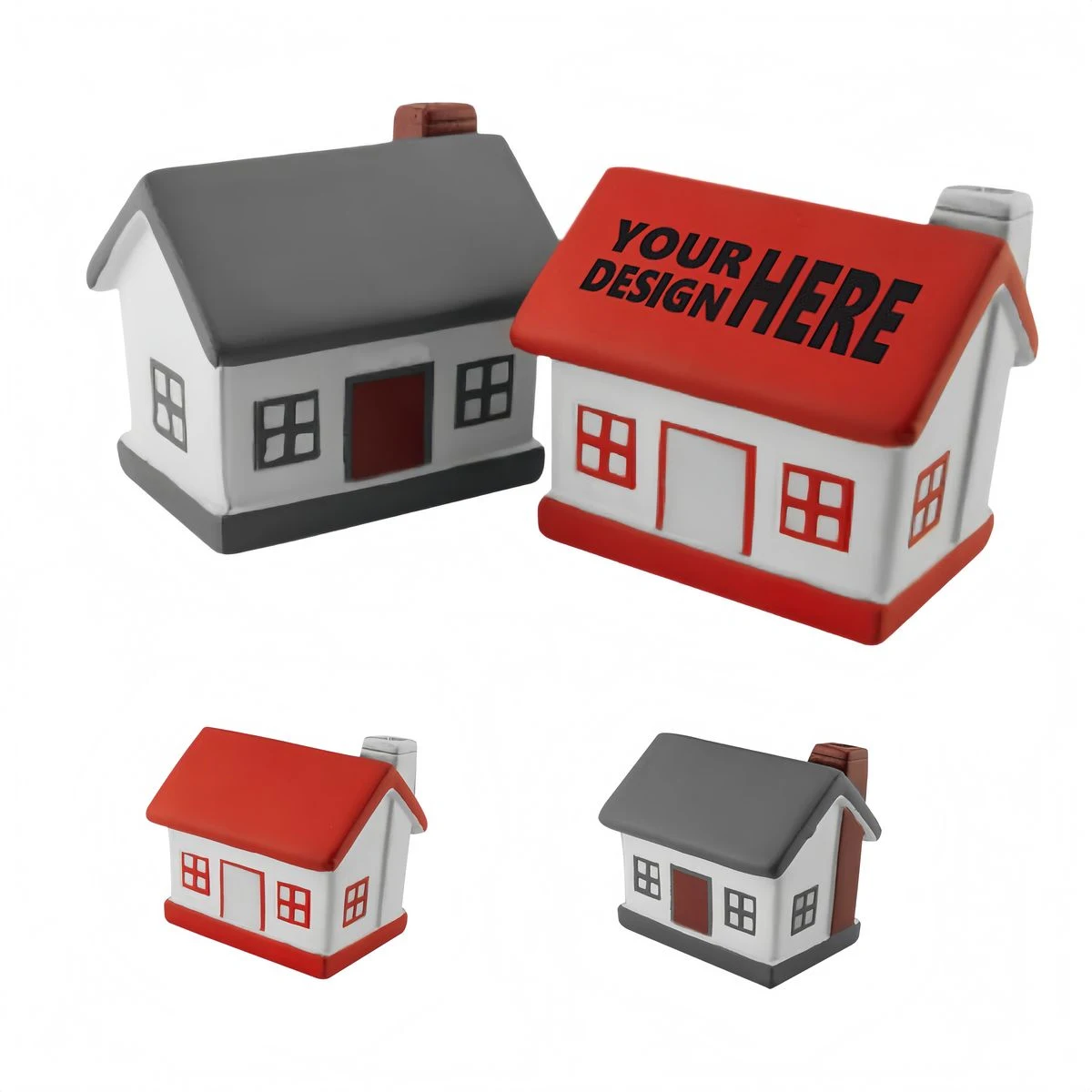 House Shape Foam Fidget Stress Ball 1