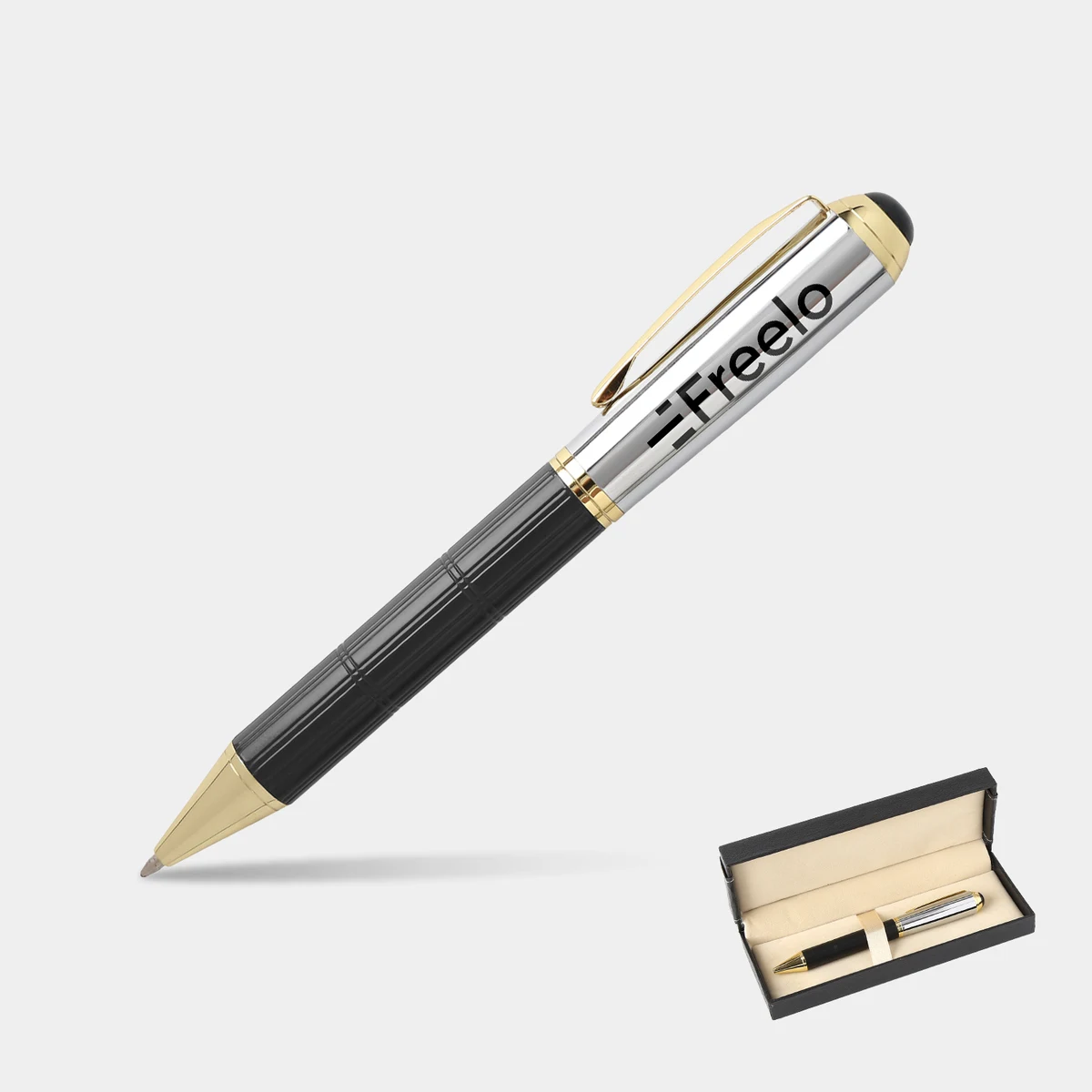 TiTUS® Luxury Silver Color Ballpoint Pen Gift Box 1