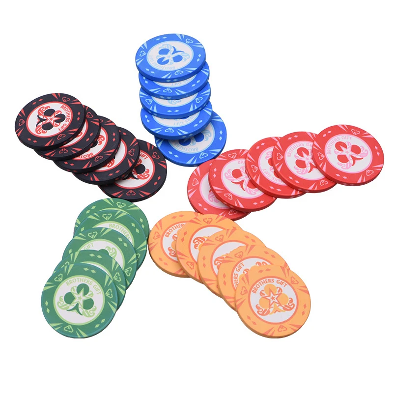 Custom Porcelain Poker Chip With Full Color Imprint 1