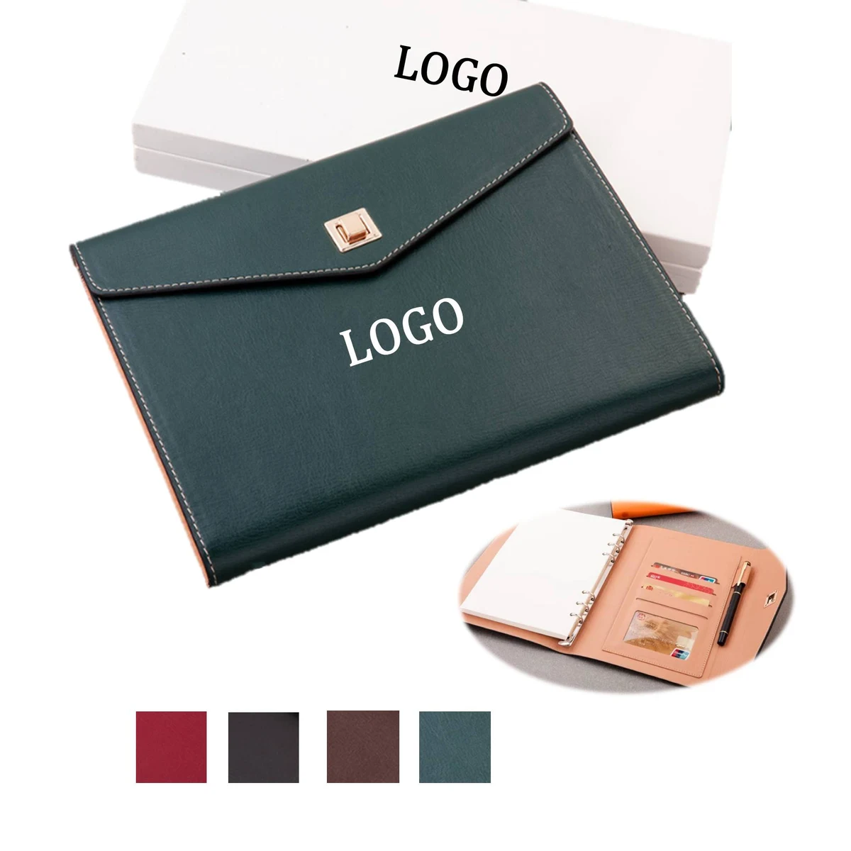 Tri-Fold Journal With Pen Gift Box Set 1