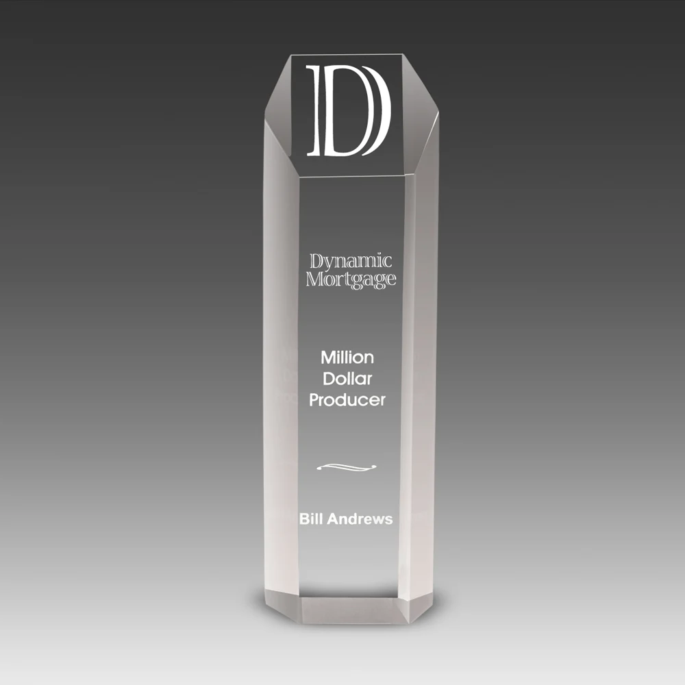 Hexagon Tower Award (3"x10"x2") 1