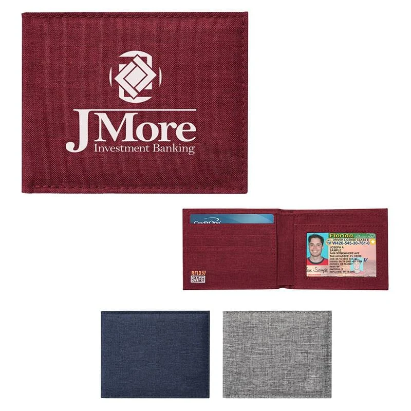 Heathered RFID Data Blocking Wallet 1